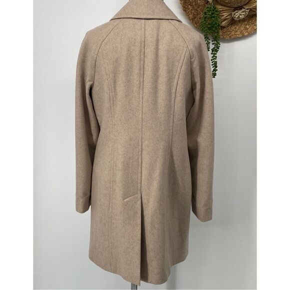 London Fog M Wool Blend Button Down Single Breasted Collared Winter Dress Coat O - Picture 3 of 14